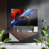 Starfighter Brushed Aluminum Dibond Wall Art.